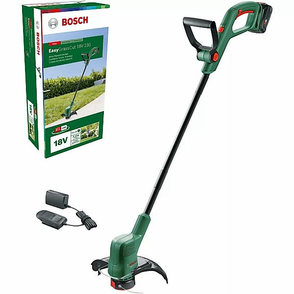 Bosch Akku-Rasentrimmer EasyGrassCut 18V-230 mit Akku und Ladegerät günstig online kaufen