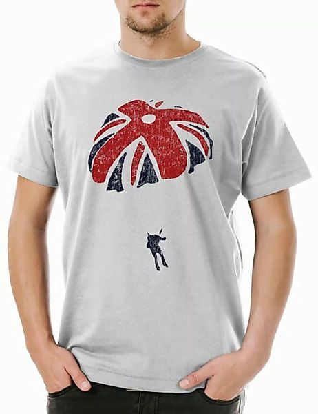 Urban Backwoods Print-Shirt Parajack Herren T-Shirt James MI6 The Spy Zeich günstig online kaufen