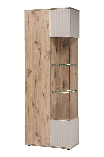 99rooms Vitrine Kalyna (Standvitrine, Wohnmöbel) Modern Design, Grifflos - günstig online kaufen
