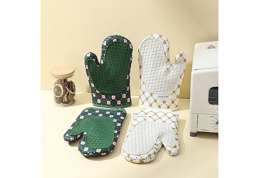 Mutig Topfhandschuhe Ofenhandschuhe 2-teiliges Set, Hitzebestaendig bis 300 günstig online kaufen