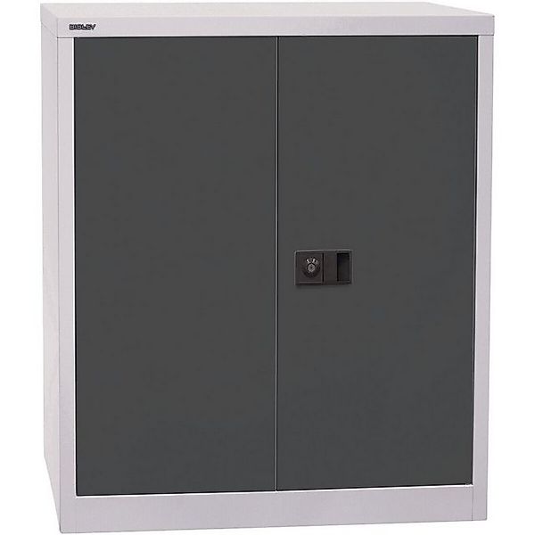 Bisley Aktenschrank Flügeltürenschrank Universal Stahl 2 Ordnerhöhen 1 Fach günstig online kaufen