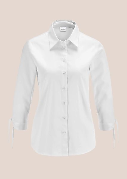 MADELEINE Hemdbluse "Hemdbluse Elegantes Blusenshirt mit Schleifenärmeln" günstig online kaufen