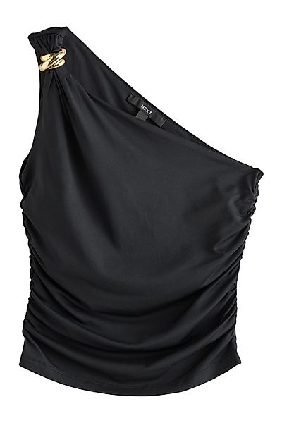 Next One-Shoulder-Top Weiches One-Shoulder-Oberteil mit Hardware günstig online kaufen