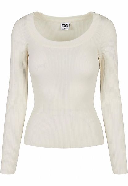 URBAN CLASSICS Rundhalspullover "Urban Classics Damen Ladies Wide Neckline günstig online kaufen