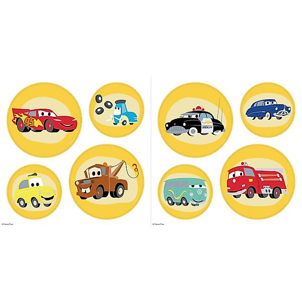 Komar Fenstersticker Cars Ka-Chow 30 cm x 30 cm günstig online kaufen