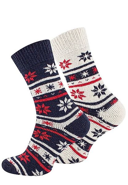 Cotton Prime® Socken Unisex Wintersocken mit Wolle (2-Paar) günstig online kaufen