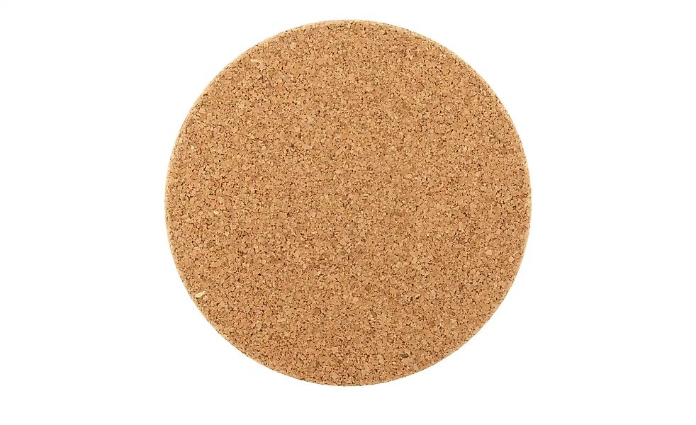 KHG Kork-Untersetzer   ¦ braun ¦ Holzwerkstoff ¦ Maße (cm): H: 1  Ø: 19.5 K günstig online kaufen