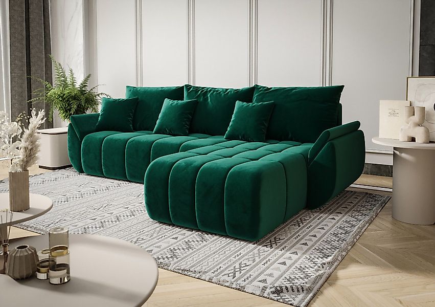 Fun Möbel Ecksofa Schlafsofa Sofa OSAKA günstig online kaufen