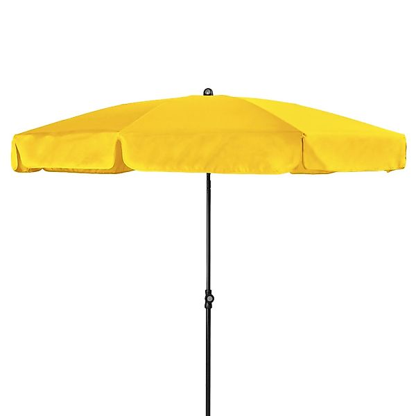 Doppler Balkonschirm Sunline Ø 200 cm Gelb mit Schieber günstig online kaufen