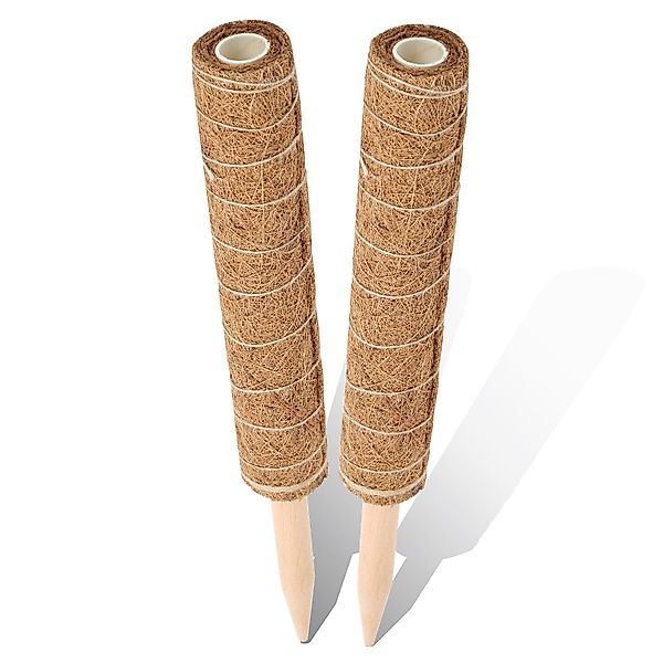 Clanmacy Rankhilfe 2x Pflanzstab Ranksäule Kokos günstig online kaufen