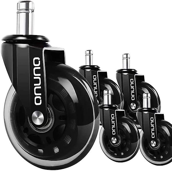 OUNUO Stuhlrolle 5er Set Bürostuhl Rollen 11mmx22mm für Bürostühlen günstig online kaufen
