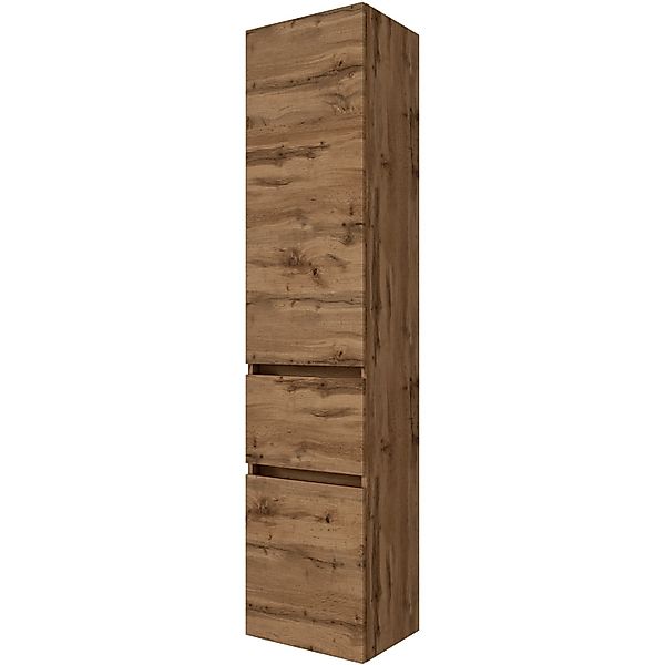 Held Möbel Bad-Hochschrank Verona 40 cm Wotaneiche günstig online kaufen