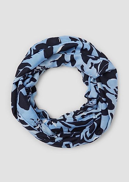 s.Oliver Loop Snood, Snood mit floralem Artwork günstig online kaufen