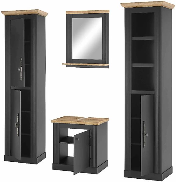 OTTO home Badmöbel-Set "WESTMINSTER, Bad im Landhausstil, 4-teiliges Badezi günstig online kaufen