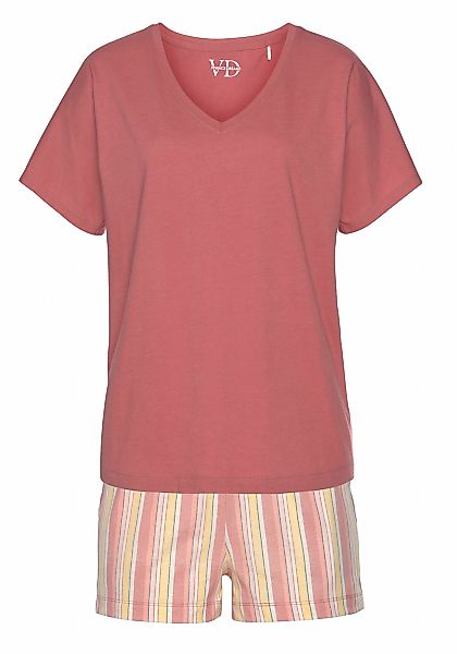 Vivance Dreams Shorty 2 tlg. Elastischer Bund in Smok-Optik günstig online kaufen