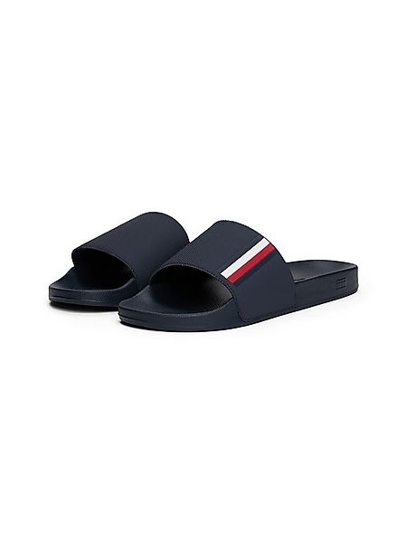 Tommy Hilfiger CORPORATE TEXTURED POOL SLIDE Pantolette, Strandmode, Schlup günstig online kaufen