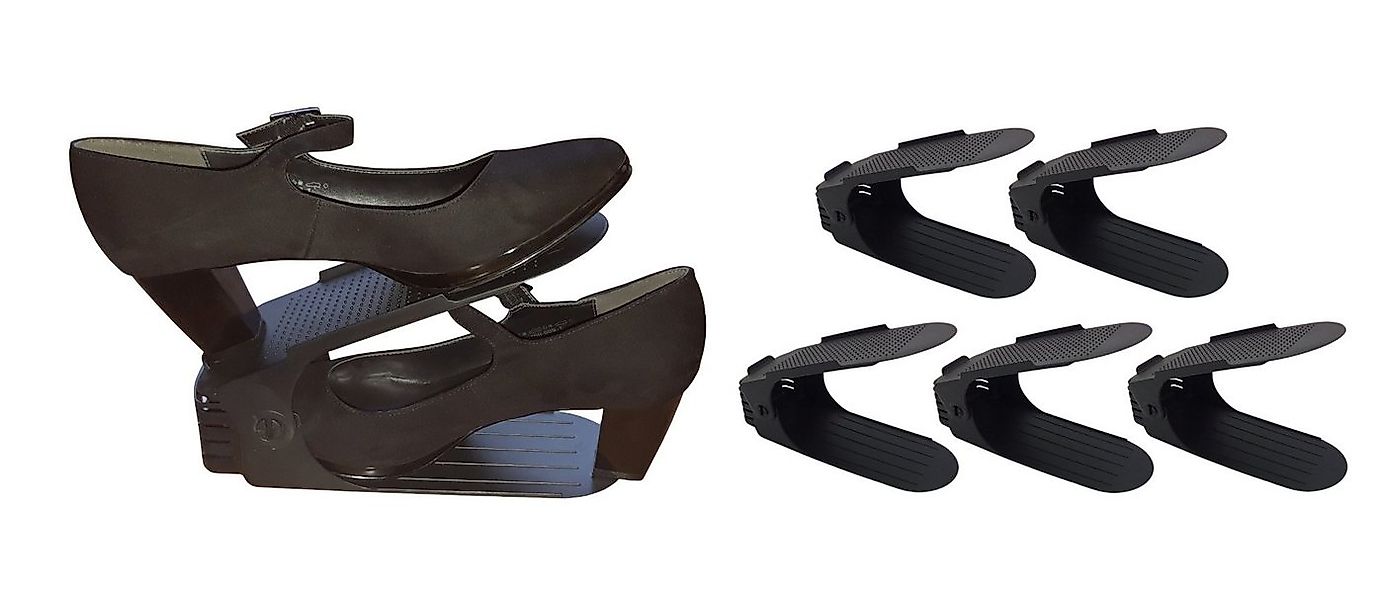BURI Regal Schuhorganizer 5er-Set Schuhstapler Schuhhalter Schuhregal Ablag günstig online kaufen