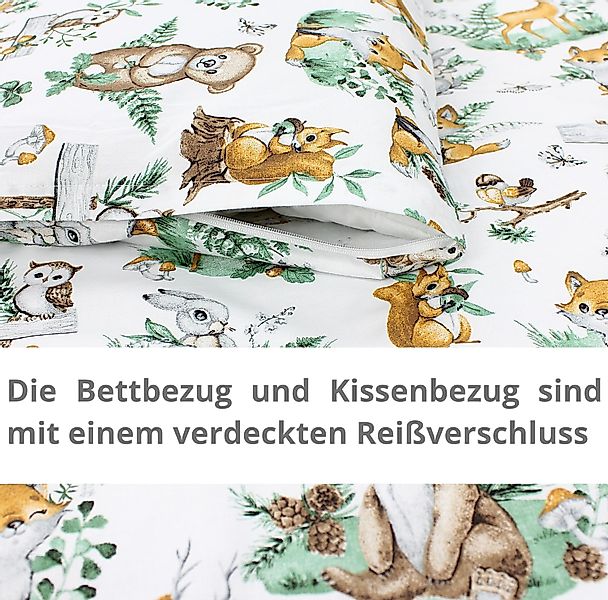 TupTam Babybettwäsche Baby Wiegenset 4-teilig Bettwäsche-Set: günstig online kaufen