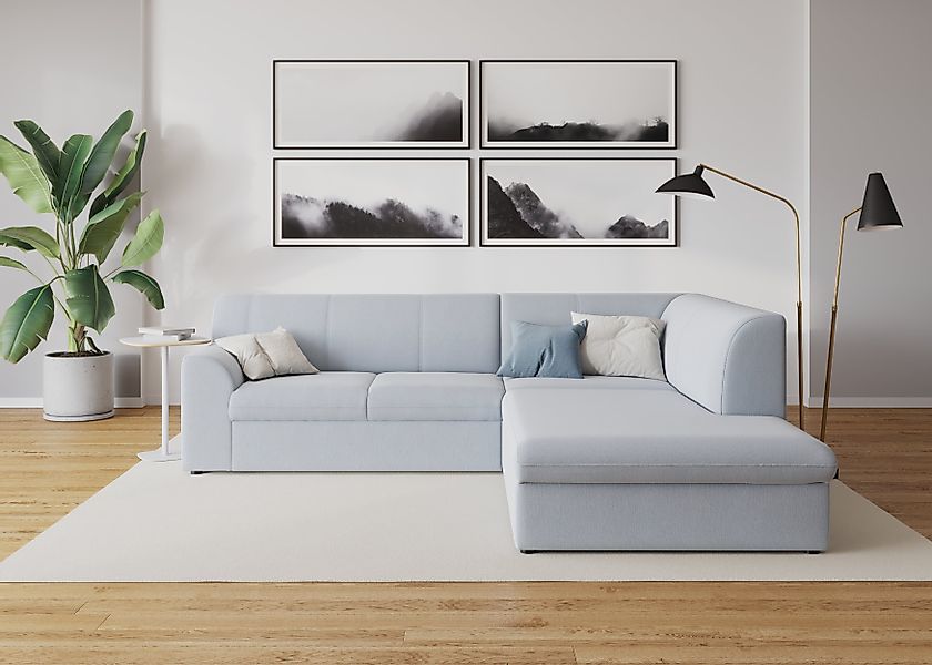 DOMO collection Ecksofa Topper zeitlos elegant, günstig online kaufen