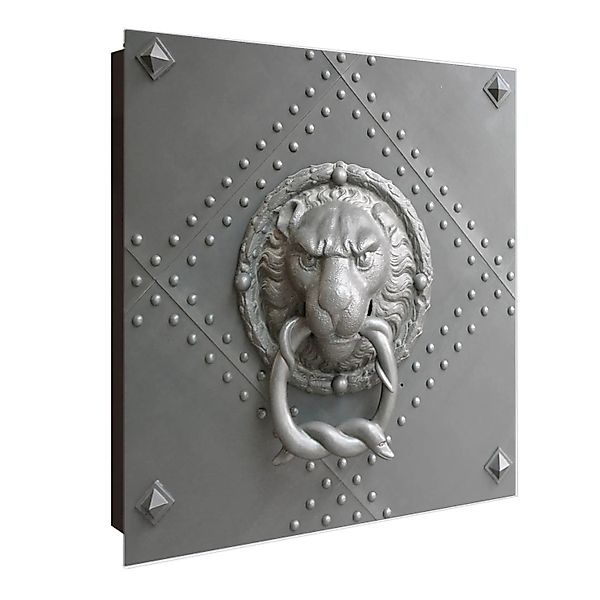 Banjado Großer Schlüsselkasten Glas 30x30cm Schwarz Scharnier Links 50 Hake günstig online kaufen