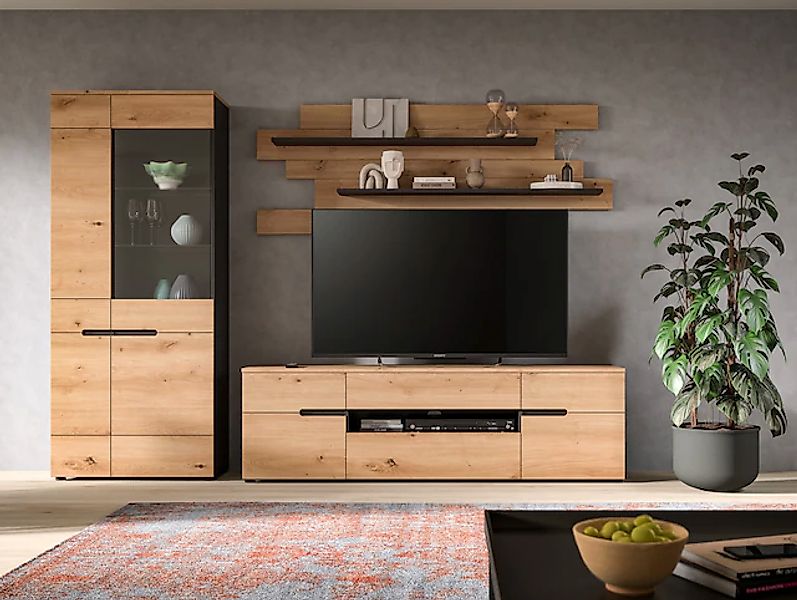 INOSIGN Wohnwand »REHAT, TOPSELLER!, 3-teilig, Breite 280 cm, individuell s günstig online kaufen