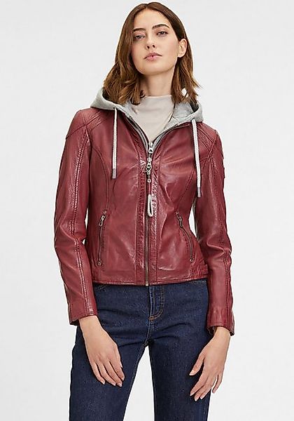 Mauritius Lederjacke GWAlice mit Reißverschlusstaschen, Ziernähte, günstig online kaufen
