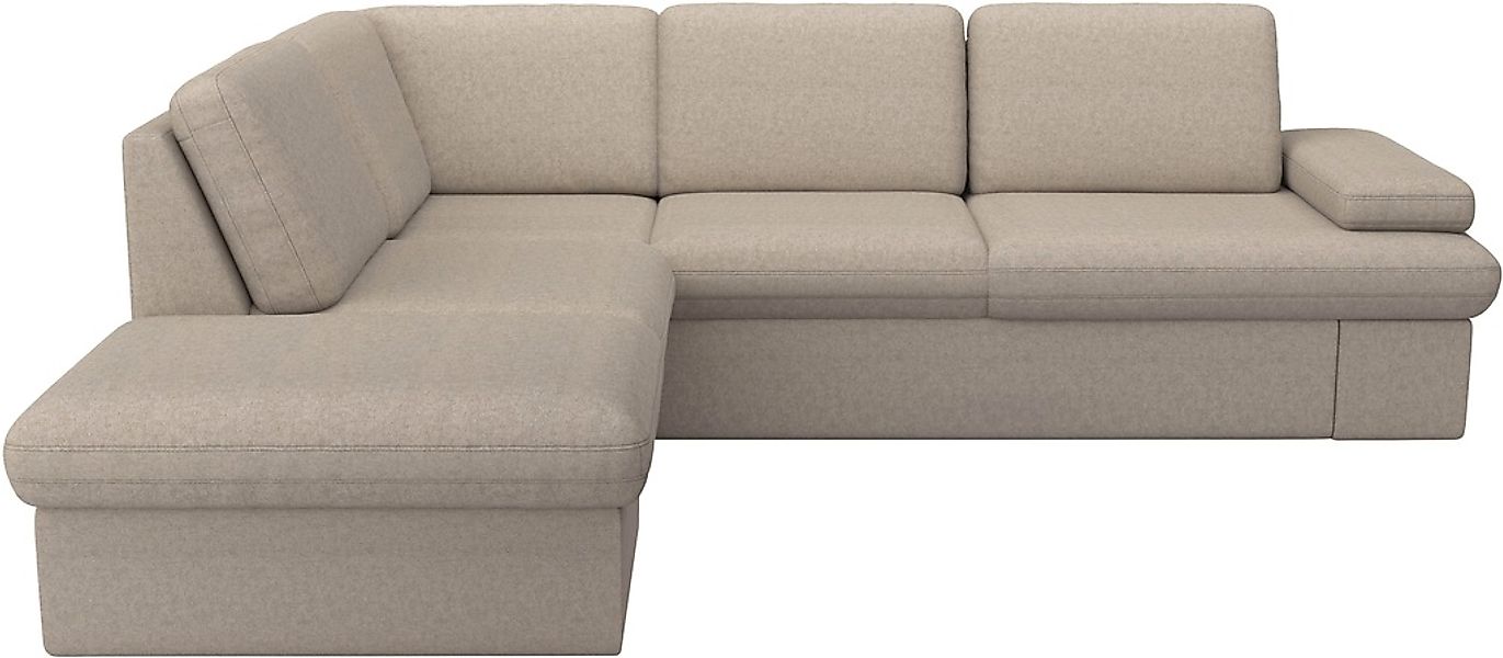 sit&more Ecksofa "Moreno L-Form, B: 238 cm" mit Armteilverstellung, optiona günstig online kaufen