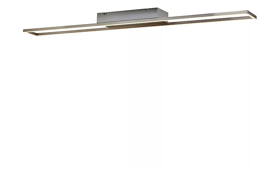 Paul Neuhaus LED- Deckenleuchte,1-flammig, nickel matt, rechteckig - silber günstig online kaufen