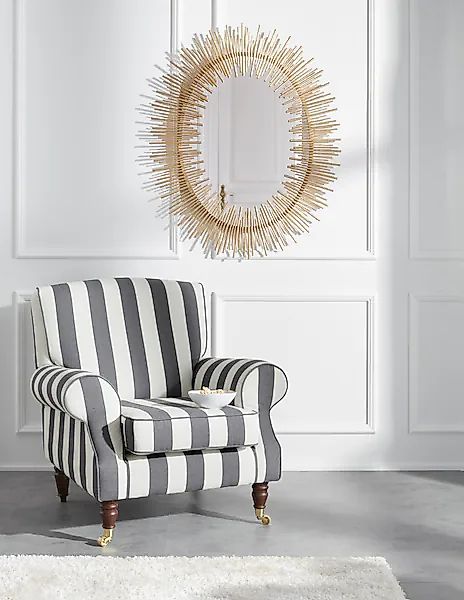 Home affaire Sessel »Rennes« in Samtoptik oder Baumwoll-Mix günstig online kaufen