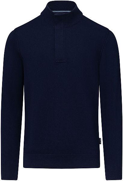 State Of Art Half Zip Pullover Wool Blend Navy - Größe 3XL günstig online kaufen