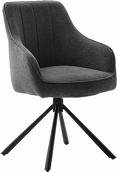 MCA furniture Esszimmerstuhl "KASAMA", Strukturstoff, (2er-Set), 180 drehba günstig online kaufen