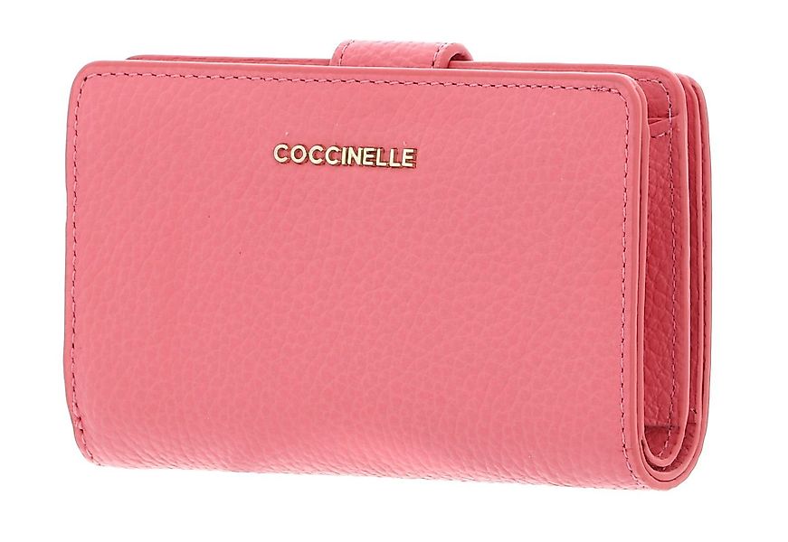 COCCINELLE Geldbörse Metallic Soft, aus echtem günstig online kaufen