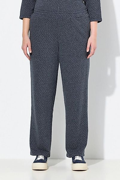 Ulla Popken Schlupfhose Sweathose Rose weites Bein Elastikbund günstig online kaufen