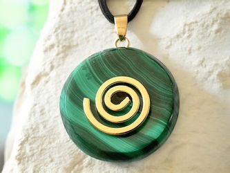 Steinfixx® Lange Kette echter Edelsteindonut 30 günstig online kaufen