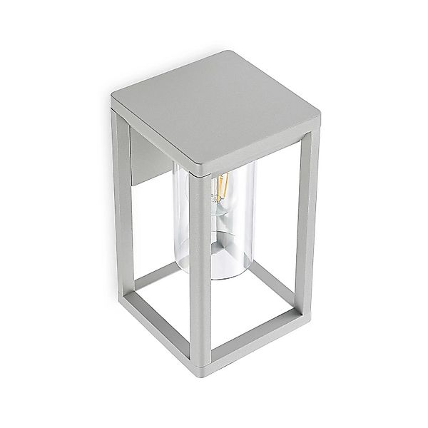 Lindby Wandleuchte Außen Estami 9647106 Spritzwassergeschützt Modern in Alu günstig online kaufen