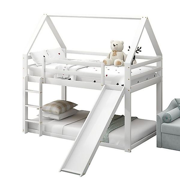 Gotagee Etagenbett Einzelbett Kinderbett Hausbett Gästebett Rutsche Bett 90 günstig online kaufen