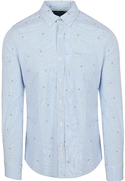 NZA Hemd Julius Print Blau - Größe XXL günstig online kaufen
