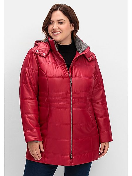 Sheego Steppjacke Große Größen mit Kapuze günstig online kaufen