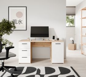 FORTE Schreibtisch Neuss, mit 3 Schubladen günstig online kaufen