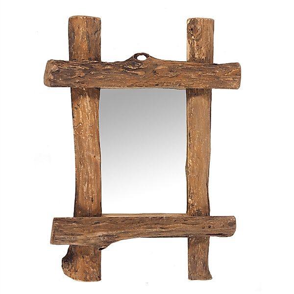 DESIGN DELIGHTS Wandspiegel WANDSPIEGEL "VINTAGE Holz günstig online kaufen