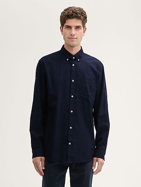 TOM TAILOR Langarmhemd Regular Fit Hemd günstig online kaufen