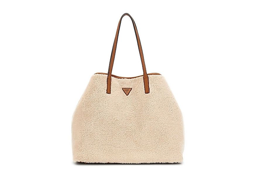 Guess Umhängetasche GUESS Shopper Victtoria Large natural/cognac (1, 1-tlg. günstig online kaufen