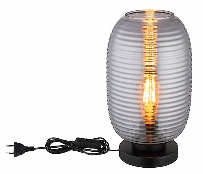 GLOBO LIGHTING Tischleuchte »JEFREY« E27 1 Stk. Tischlampe Nachttischlampe günstig online kaufen
