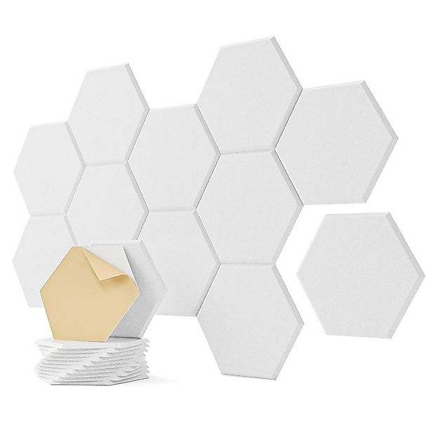 TUWENA Akustikplatte Akustikpaneele selbstklebend 12 Stücke, Schallschutz f günstig online kaufen