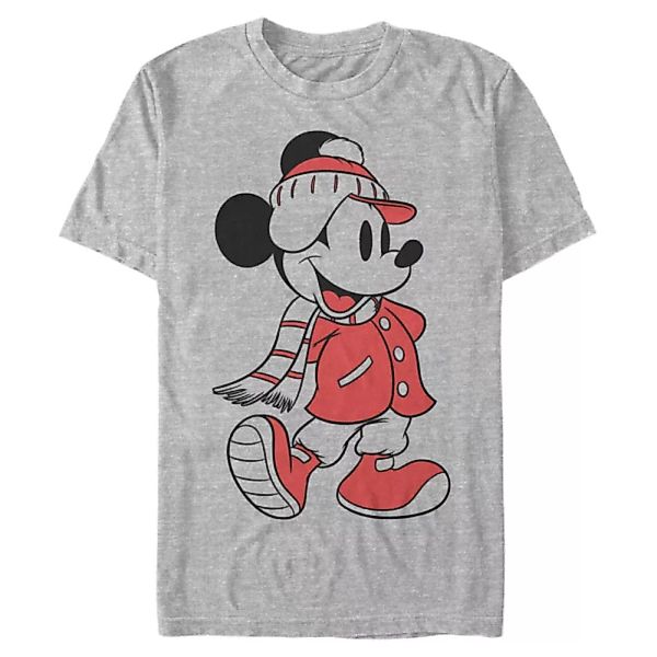 Disney - Micky Maus - Micky Maus Mickey Winter Fill - Männer T-Shirt günstig online kaufen