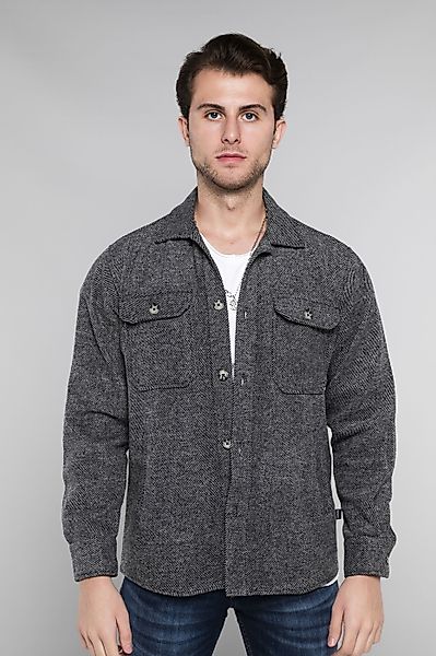 CARISMA Langarmhemd Hemdjacke mit Seitentaschen mit günstig online kaufen