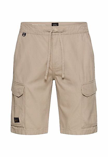 camel active Cargoshorts mit Kordelzug und mit Leinen günstig online kaufen