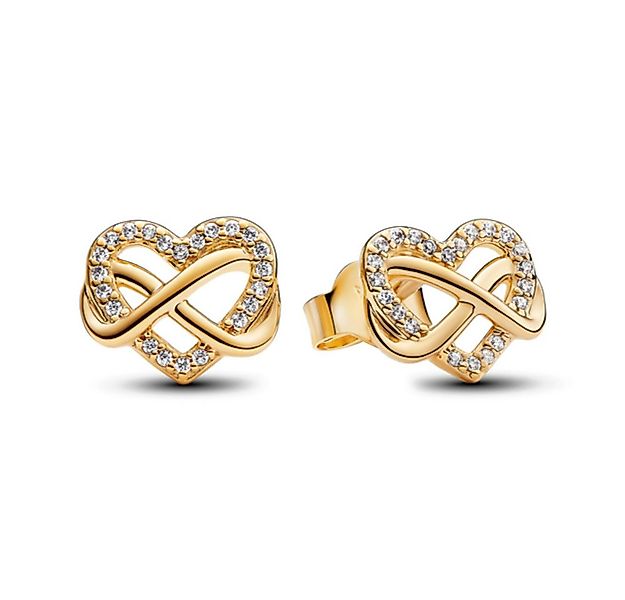 Pandora Paar Ohrstecker 262667C01, Unendlichkeits-Herzen günstig online kaufen