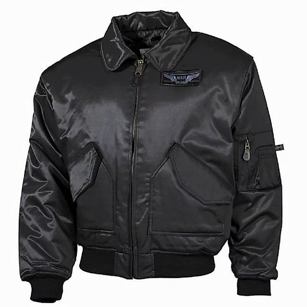 MFH Outdoorjacke US CWU Pilotenjacke, schwarz, schwere Ausführung günstig online kaufen