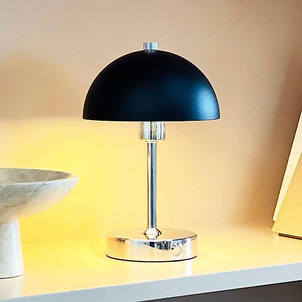 Dyberg Larsen LED-Akku-Tischlampe Malmö, Höhe 23 cm, Metall günstig online kaufen